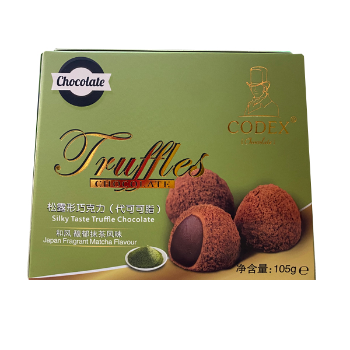 CODEX松露形巧克力和风馥郁抹茶风味105g|零食加盟连锁