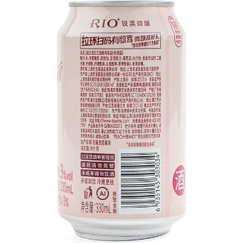 锐澳微醺鸡尾酒白桃白地兰风味厅装330ml|零食加盟连锁
