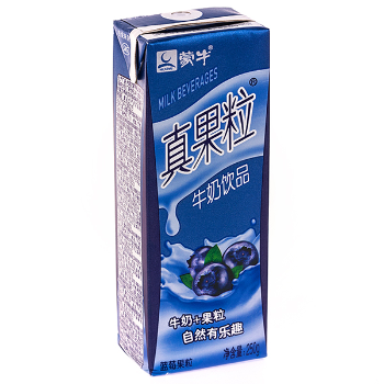蒙牛真果粒蓝莓味250ml|零食加盟连锁