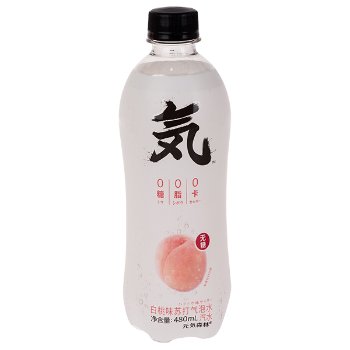 元气森林白桃味苏打气泡水480ml|零食加盟连锁