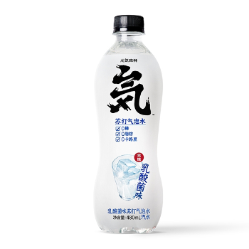 元气森林乳酸菌味苏打气泡水480ml|零食加盟连锁