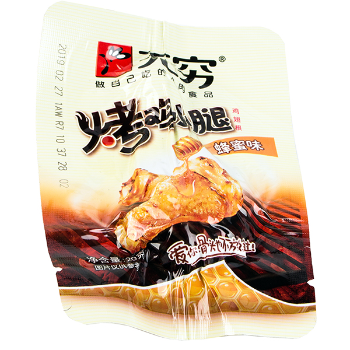无穷烤鸡小腿（鸡翅根）蜂蜜味20g|零食加盟连锁