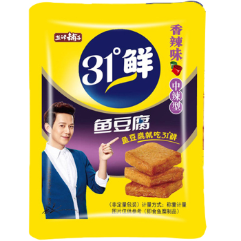 盐津铺子鱼豆腐香辣味|零食加盟连锁