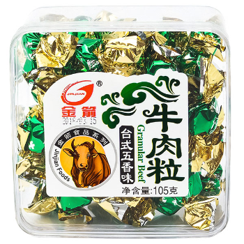 金箭台式五香牛肉粒105g|零食加盟连锁