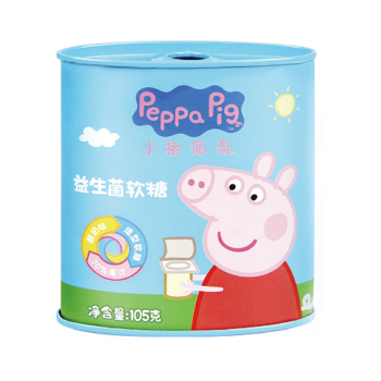 小猪佩奇益生菌软糖酸奶味105g|零食加盟连锁