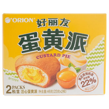 好丽友蛋黄派2枚46g